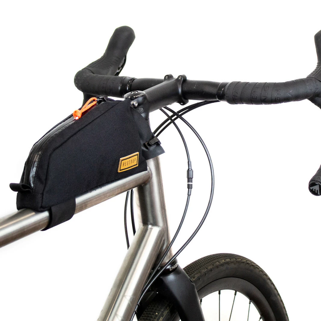 Restrap Top Tube Bag Rahmentasche Für Das Oberrohr Schwarz – Bild 2