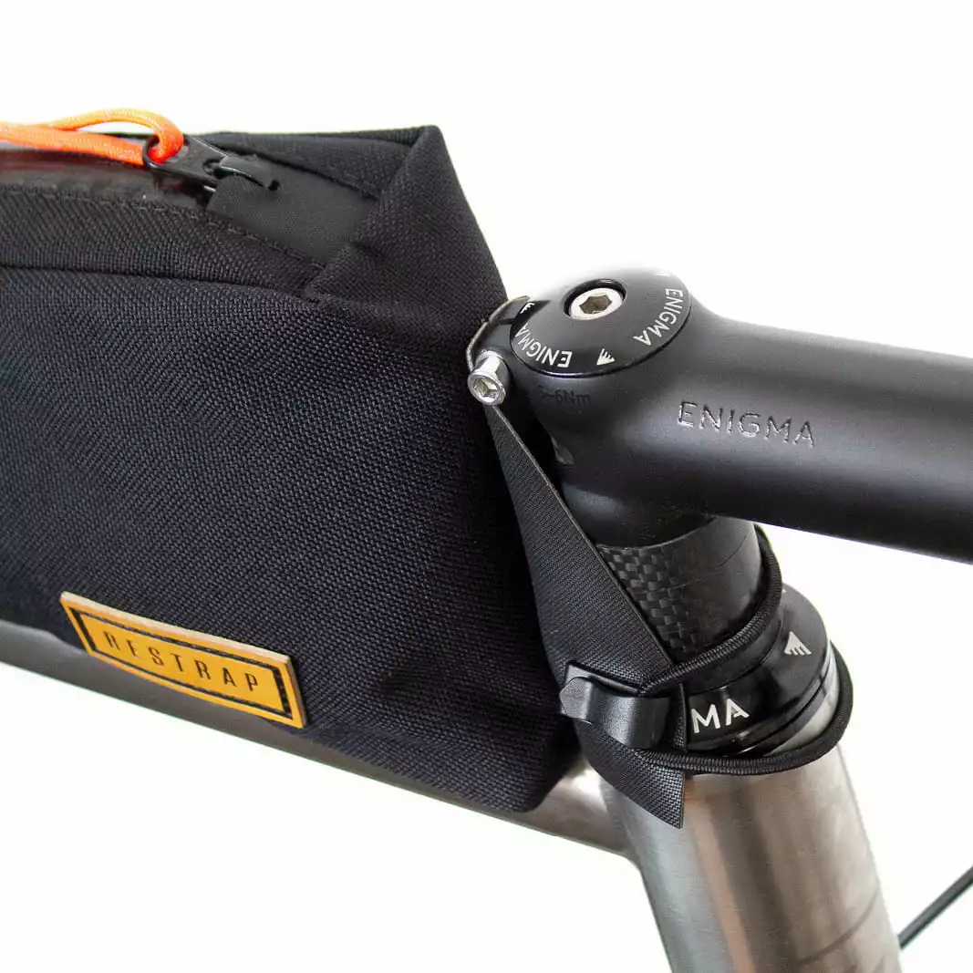 Restrap Top Tube Bag Rahmentasche Für Das Oberrohr Schwarz – Bild 3
