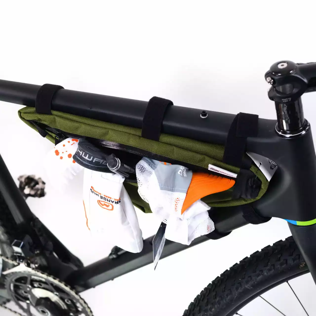 Road Runner Bags Wedge Half Frame Bag Schwarz Bikepacking-Rahmentasche â Bild 4