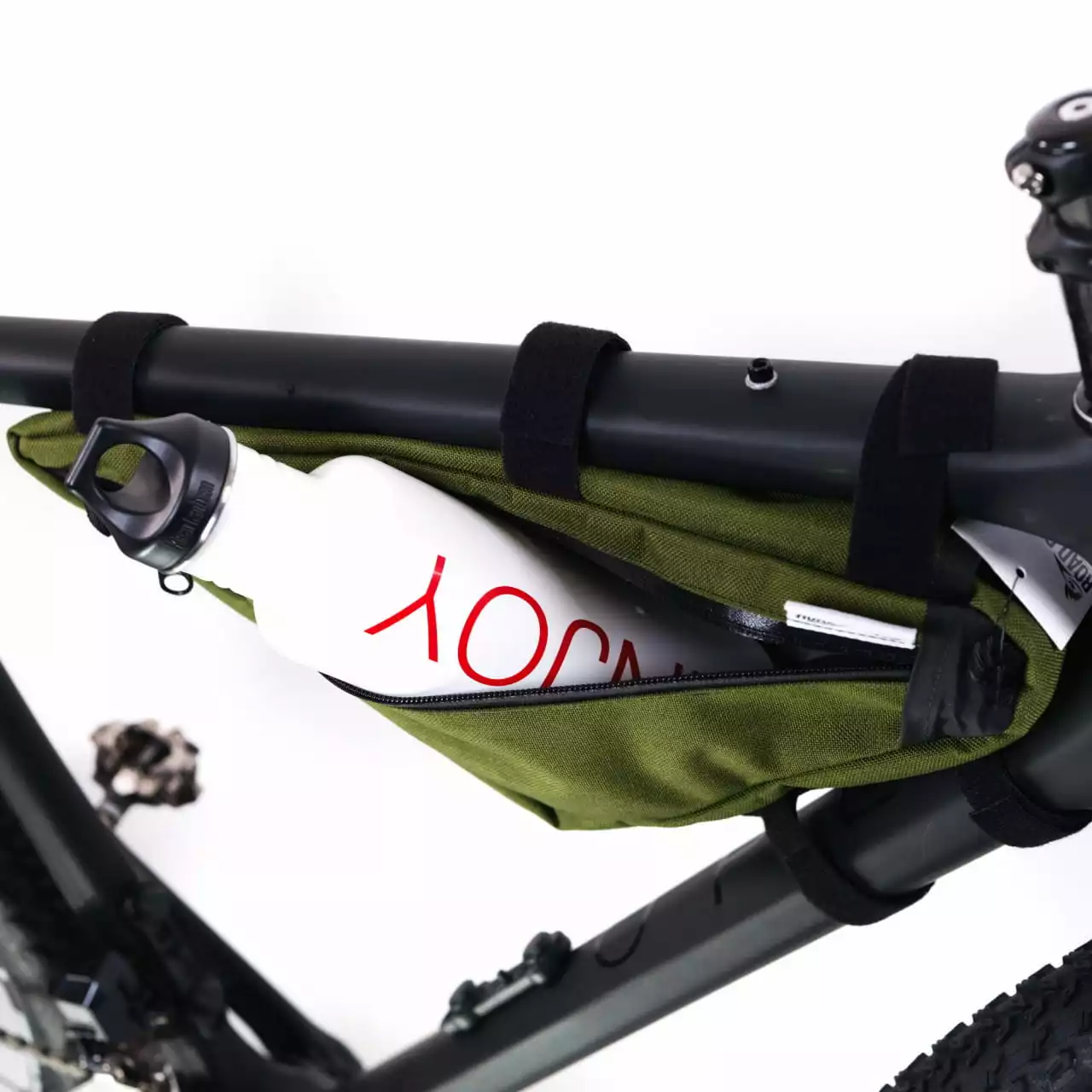 Road Runner Bags Wedge Half Frame Bag Schwarz Bikepacking-Rahmentasche â Bild 5