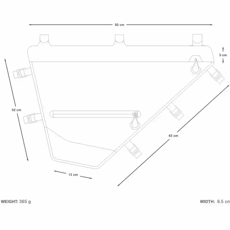 Apidura Expedition Full Frame Pack (12 L) Rahmentasche â Bild 2