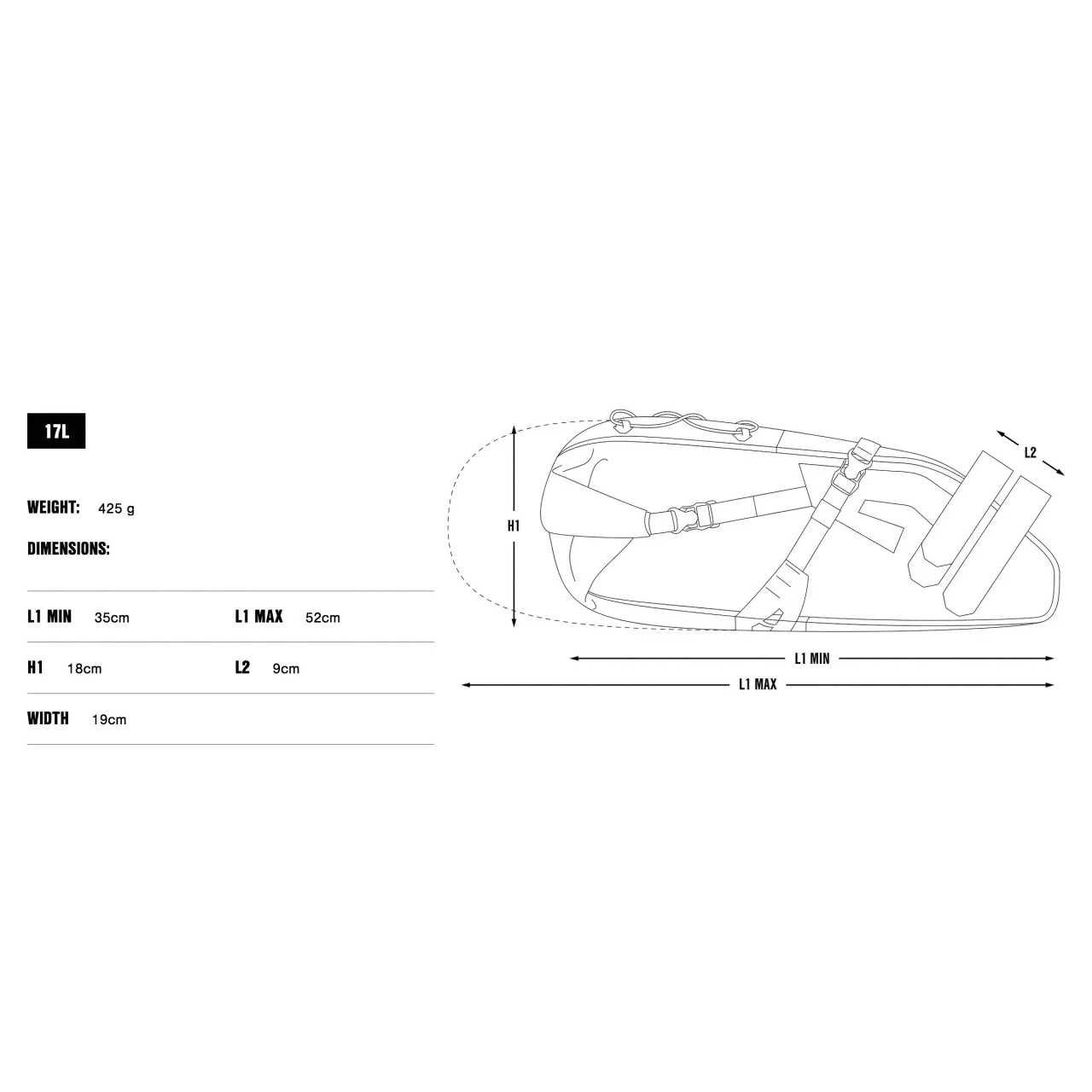 Apidura Expedition Saddle Pack (14 L) - Satteltasche â Bild 5