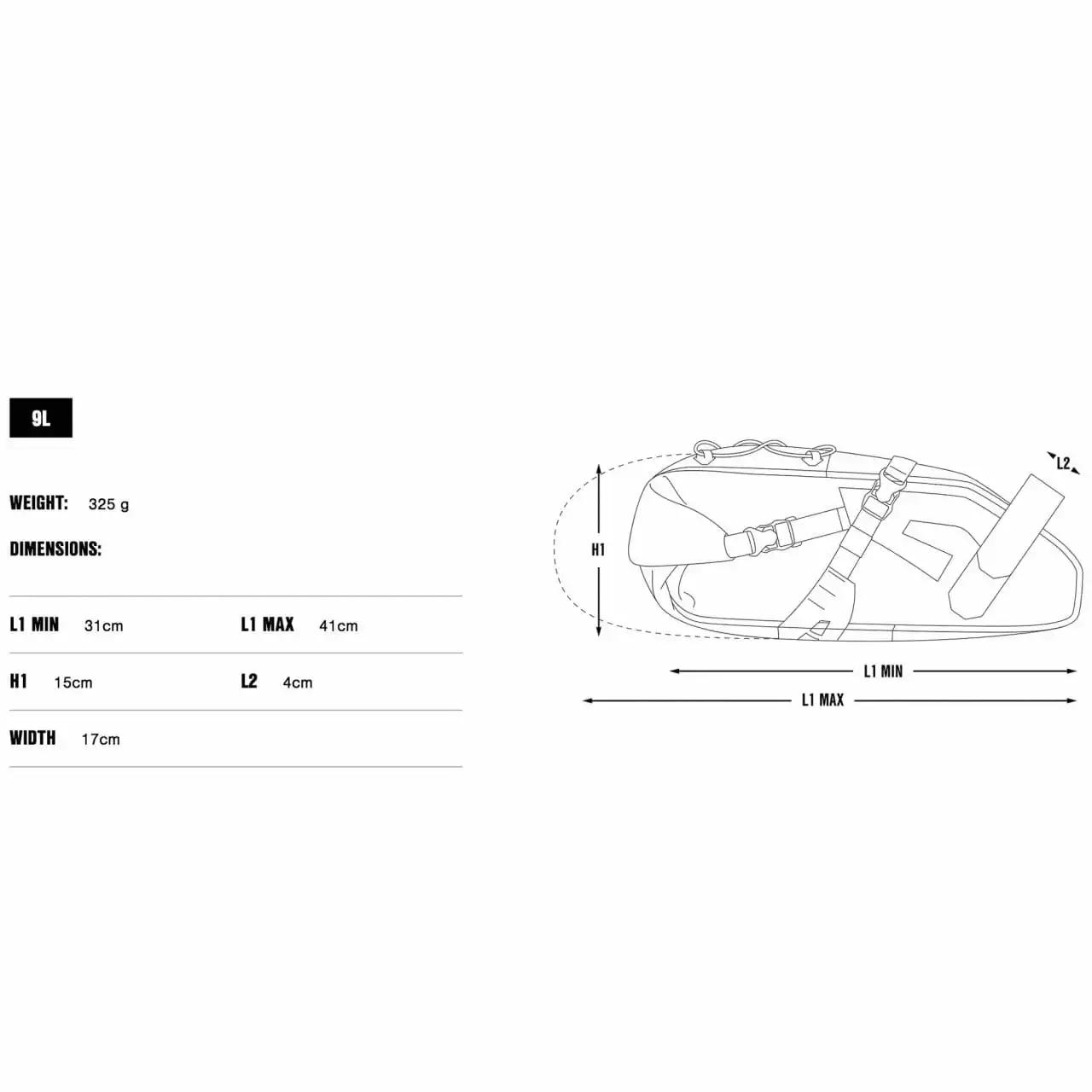 Apidura Expedition Saddle Pack (9 L) - Satteltasche â Bild 5