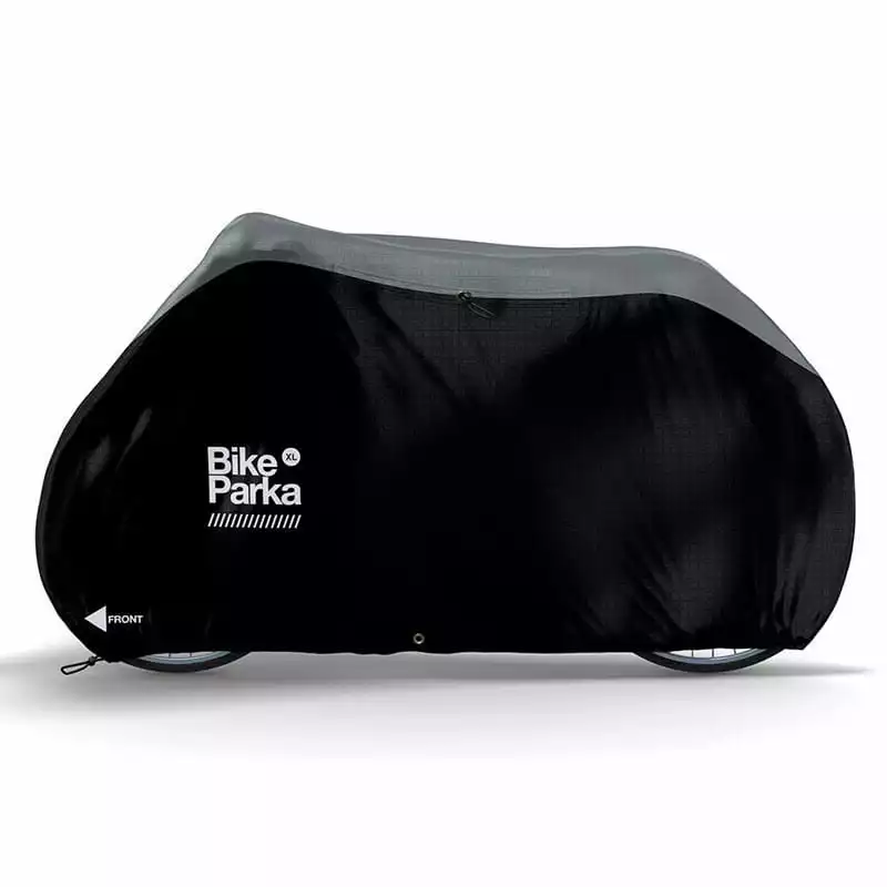 BikeParka XL Fahrradüberzug Für Große Fahrräder Schwarz