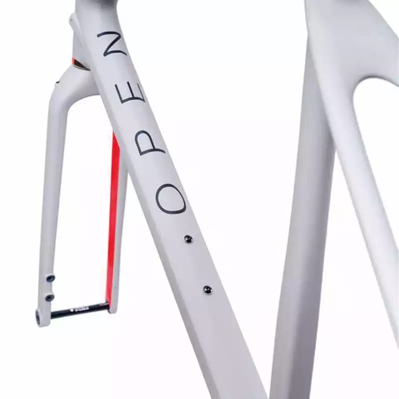 OPEN Cycle OPEN U.P. Grau Matt / Rot Rahmenset Gr. S â Bild 2