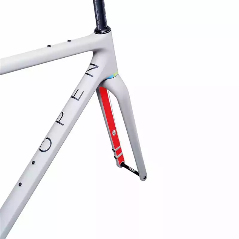 OPEN Cycle OPEN U.P. Grau Matt / Rot Rahmenset Gr. S â Bild 4