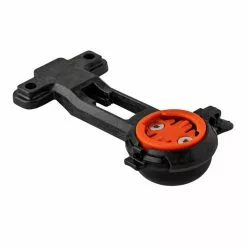 CloseTheGap HideMyBell Raceday Cad - Fahrradcomputer-Halterung Mit Integrierter Klingel - Schwarz, F