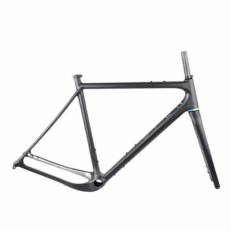 OPEN Cycle OPEN U.P. GravelPlus Grau Schwarz (matt) / Silber (matt) Rahmenset EYB-Sonderlackierung Gr. L