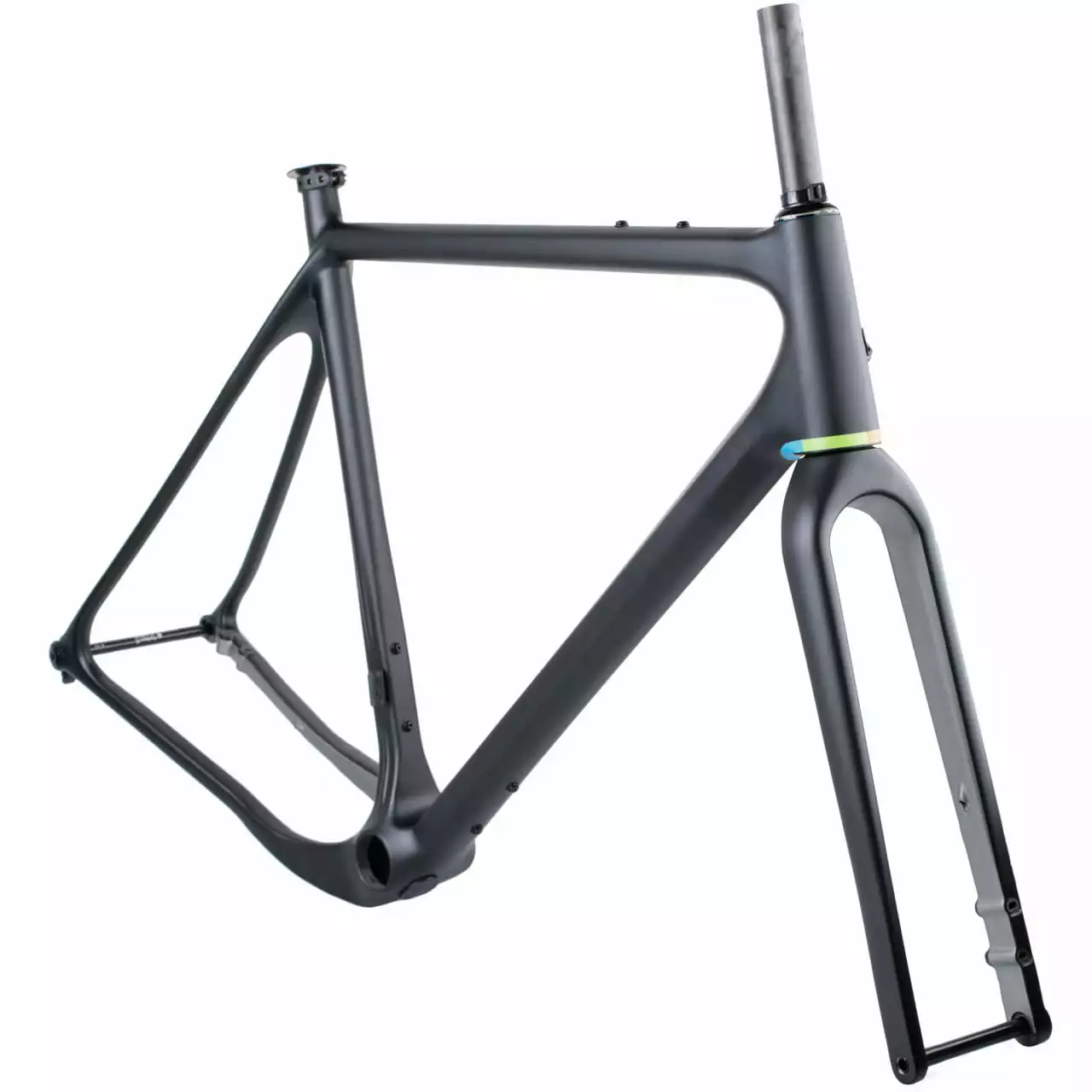 OPEN Cycle OPEN U.P. GravelPlus Grau Schwarz (matt) / Silber (matt) Rahmenset EYB-Sonderlackierung Gr. L â Bild 2