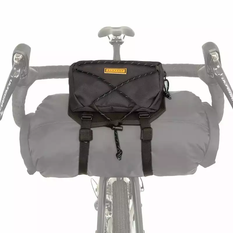Restrap Bar Bag Small - Lenkerholster Mit Tasche 14 Liter Und Food Pouch 1,5 L Schwarz
