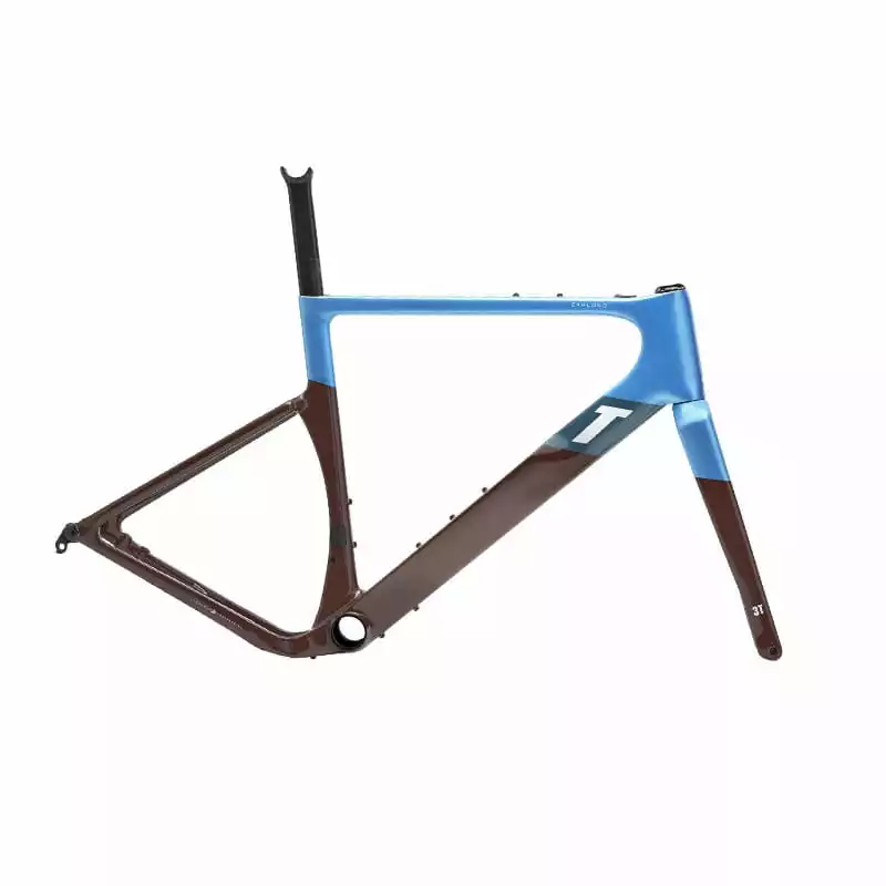 3T Bike 3T Exploro RACEMAX Blau / Braun Rahmenset Gr. XXS (Modelljahr 2021)