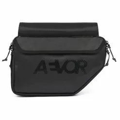 AEVOR Bike Frame Bag Proof Black Rahmentasche - Auch Als Sling-Tasche Nutzbar 3 Liter - Schwarz