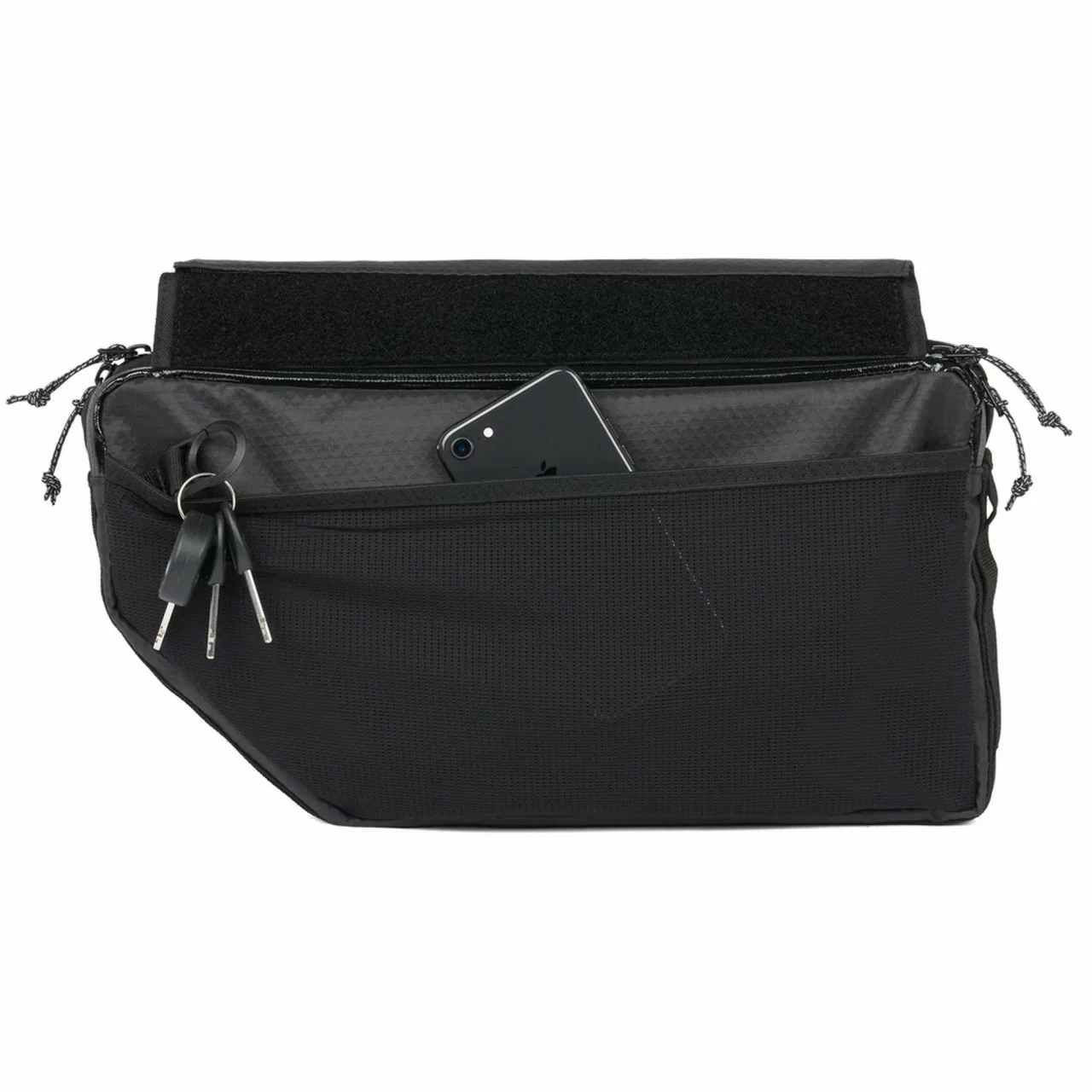 AEVOR Bike Frame Bag Large Proof Black Rahmentasche - Auch Als Sling-Tasche Nutzbar 4,5 Liter - Schw â Bild 3