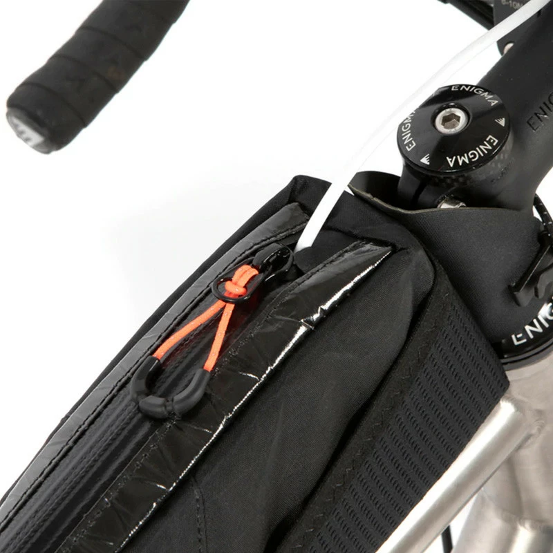 Restrap Race Top Tube Bag Long Rahmentasche Für Das Oberrohr Schwarz (2 Liter) – Bild 5