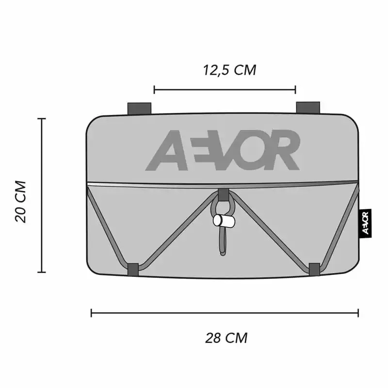 AEVOR Bar Bag Proof Olive Gold Lenker- Und Slingtasche 4 Liter Olive Gold â Bild 3