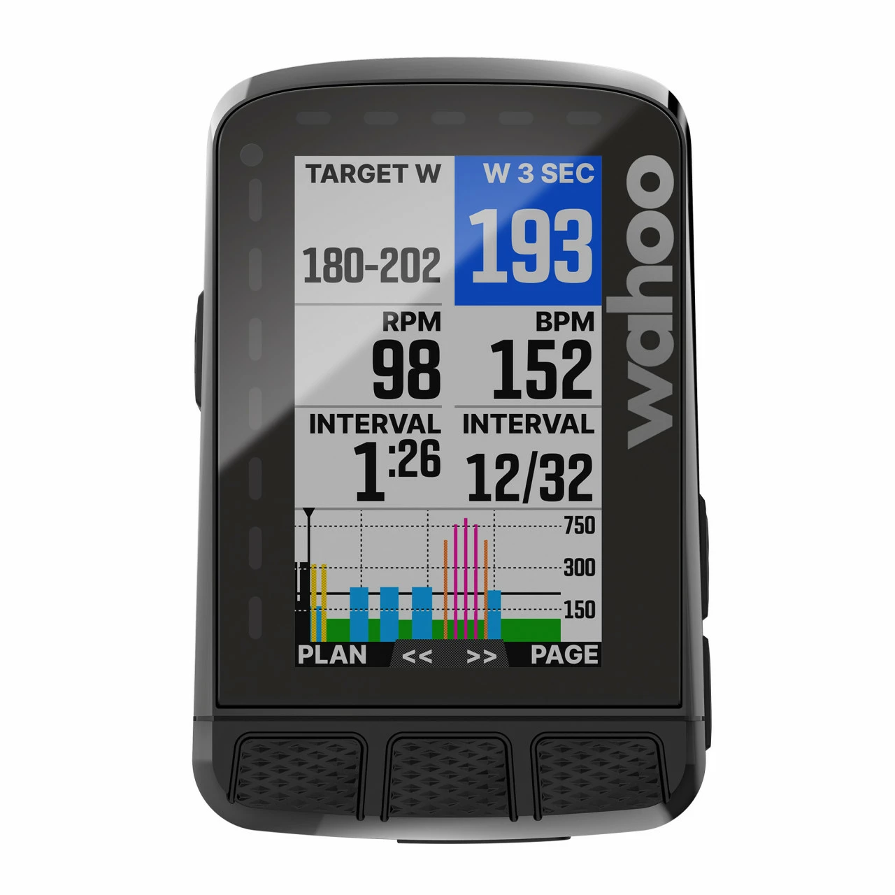 Wahoo Fitness Wahoo Elemnt Roam 2 Bundle (Computer + Tickr 2 Stealth Herzfrequenzmesser + RPM Speed / Cadence Sens â Bild 5