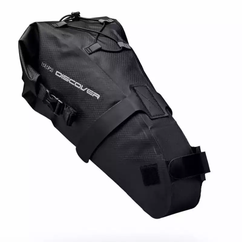 PRO Satteltasche Discover Team 10 Liter, Wasserfest, Schwarz